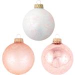 Rosa Krebs Glas Lauscha Weihnachtskugeln & Christbaumkugeln aus Glas 8 Teile 