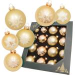 Goldene Krebs Glas Lauscha Weihnachtskugeln & Christbaumkugeln aus Glas 