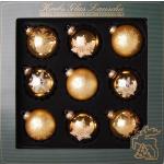 Goldene Krebs Glas Lauscha Weihnachtskugeln & Christbaumkugeln matt aus Glas 
