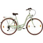 Mintgrüne KS Cycling Eden Citybikes für Damen mit Rücktrittbremse 