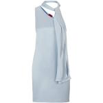 Hellblaue Ärmellose HUGO BOSS HUGO Kurze Rollkragen Abendkleider & festliche Kleider aus Polyester für Damen Größe S 