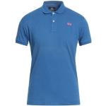 Blaue La Martina Herrenpoloshirts & Herrenpolohemden aus Elastan maschinenwaschbar Größe M 