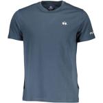 Blaue Print Kurzärmelige La Martina T-Shirts für Herren Größe 3 XL Große Größen 