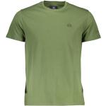 Grüne Print Kurzärmelige La Martina T-Shirts für Herren Größe M 