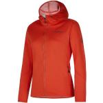 Reduzierte Rote La Sportiva Kapuzenpullover aus Fleece für Damen Größe L 
