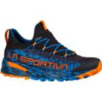 Reduzierte Blaue La Sportiva Gore Tex Trailrunning Schuhe Orangen wasserfest für Herren Größe 42,5 