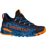 Reduzierte Blaue La Sportiva Gore Tex Trailrunning Schuhe Orangen wasserfest für Herren Größe 43 
