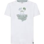 Weiße La Sportiva Bio T-Shirts aus Baumwolle für Herren Größe XL 