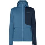 Blaue Atmungsaktive La Sportiva Kapuzenpullover aus Fleece für Herren Größe XL 