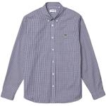 Marineblaue Lacoste Regular Fit Hemden für Herren Größe XL 