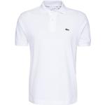 Weiße Elegante Lacoste Herrenpoloshirts & Herrenpolohemden aus Baumwolle Größe XS 