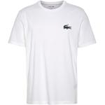 Weiße Lacoste T-Shirts aus Jersey für Herren Größe M 