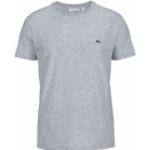 Graue Casual Kurzärmelige Lacoste T-Shirts aus Baumwolle für Herren Größe XL 