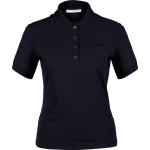 Marineblaue Casual Lacoste Classic Damenpoloshirts & Damenpolohemden aus Baumwolle 