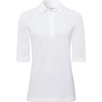 Weiße Casual Lacoste Classic Damenpoloshirts & Damenpolohemden aus Baumwolle Größe L 