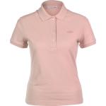 Pinke Lacoste Damenpoloshirts & Damenpolohemden aus Baumwolle 