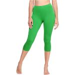 Reduzierte Grüne Ladeheid Capri Leggings aus Elastan für Damen Größe L 