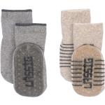 Graue Lässig Anti-Rutsch-Socken für Kinder & ABS-Socken für Kinder aus Elastan maschinenwaschbar Größe 20 