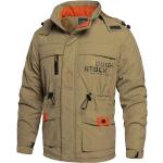 Wasserdichte Military Jacken & Offiziersjacken aus Fleece für Herren Größe 5 XL Große Größen 