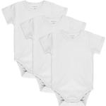 Weiße Kurzärmelige Kinderlangarmbodies aus Baumwolle für Babys Größe 98 