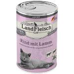Landfleisch Cat Adult Pastete Rind & Lamm 400 g - Sie erhalten 6 Packung/en; Packungsinhalt 400 g