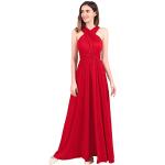 Rote Sexy Maxi schulterfreiem Ausschnitt Ballkleider aus Elastan für Damen Größe XS für die Brautjungfern 