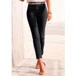 Schwarze LASCANA Jeggings & Jeans-Leggings aus Elastan für Damen Größe S 