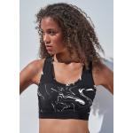 Schwarze LASCANA Active Damenfunktionsshirts aus Polyester Größe XS 