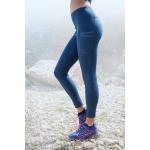Blaue LASCANA Active Damenlaufhosen Größe M Weite 40 