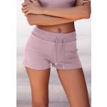 Rosa LASCANA Active Shorts & kurze Hosen aus Baumwolle für Damen Größe L Weite 44 