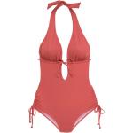 Rote LASCANA Damenbadeanzüge & Damenschwimmanzüge aus Polyamid 