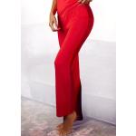 Rote LASCANA Pyjamahosen & Schlafhosen aus Elastan für Damen Größe L Weite 44 