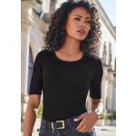 Schwarze LASCANA T-Shirts aus Viskose für Damen Größe L 1 Teil 