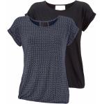 Reduzierte Blaue LASCANA Cut Out Shirts für Damen Größe XL 