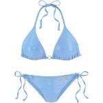 Blaue LASCANA Triangel Bikinis für Damen 