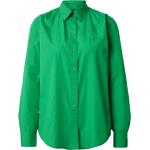 Grüne Klassische Langärmelige Ralph Lauren Lauren by Ralph Lauren Langarmblusen aus Baumwolle für Damen Größe XS 