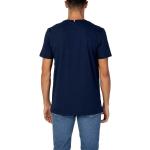 LE COQ SPORTIF T-shirt Herren Baumwolle Blau GR71674 - Größe: M