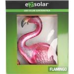 Pinke Solarleuchten & Solarlampen Flamingo aus Kunststoff 
