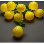 Gelbe Konstsmide LED Lichterketten Ananas aus Kunststoff 