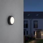 Schwarze Paulmann Außenwandleuchten & Außenwandlampen aus Kunststoff 