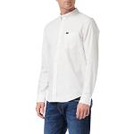 Reduzierte Weiße LEE Button Down Hemden aus Baumwolle für Herren Größe S 
