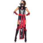 Schwarze Sexy Leg Avenue Maxi Ninja Kostüme Handwäsche für Damen Größe L 