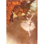 Legendarte - Kunstdruck auf Leinwand - Ballet - L'étoile (Primaballerina) Edgar Degas - Wanddeko, Canvas cm. 60x85