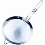 Silberne Leifheit ProLine Küchensiebe aus Edelstahl 