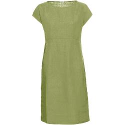 Reduzierte Grüne Kurzärmelige Waschbär Nachhaltige Damenkleider 