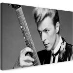 Leinwandbild (100x70cm): David Bowie, echter Holz-Keilrahmen inkl. Aufhänger, handgefertigt in Deutschland