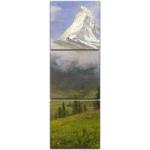 Leinwandbild - Albert Bierstadt - Matterhorn 2, Größe:60 x 180 cm 3 tlg.