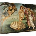 OneMillionCanvasses® - Leinwandbilder - 120x80 cm, Die Geburt der Venus - Gemälde von Sandro Botticelli, Wandbilder Kunstdruck Wanddekoration - Foto auf Leinwand - Gemälde auf - Wanddekorationen - Wohnzimmer