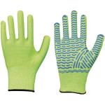 Neongrüne Schnittschutzhandschuhe aus Elastan 12 Teile 