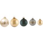 Blaue Leonique Weihnachtskugeln & Christbaumkugeln matt aus Glas 18 Teile 